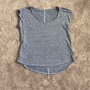 Loft striped maternity shirt size Large